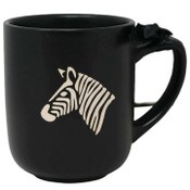 Wholesale - Matte Pointy Mug with Debossed Zebra Icon on Outside Nicole Miller C/P 36, UPC: 195010112697